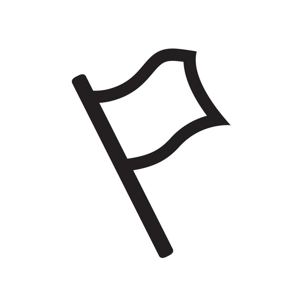 golf vlag icoon vector ontwerp illustratie