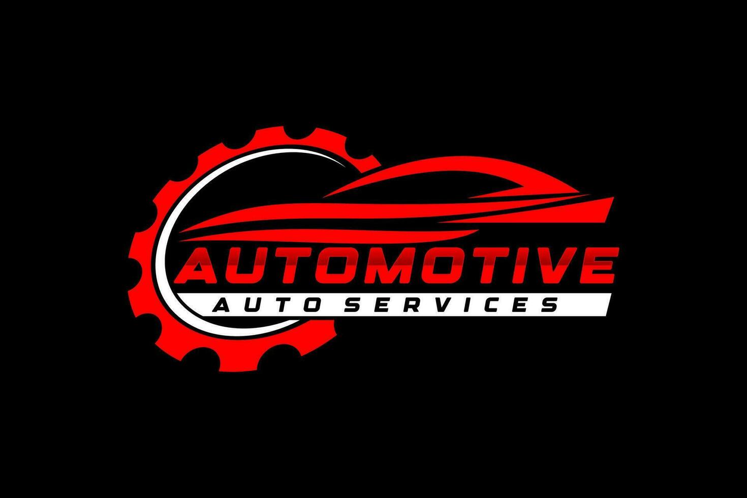 auto garage premium concept logo ontwerp vector