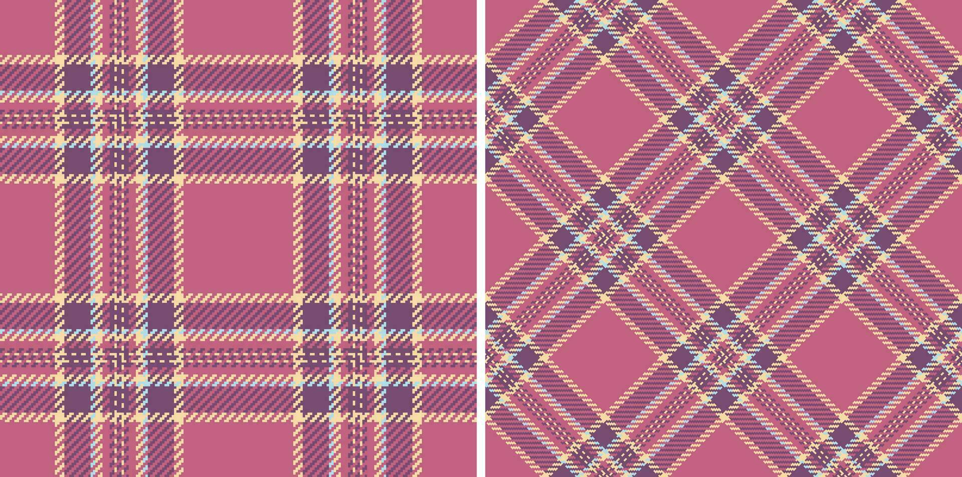 naadloos vector controleren van patroon structuur achtergrond met een kleding stof textiel plaid tartan.