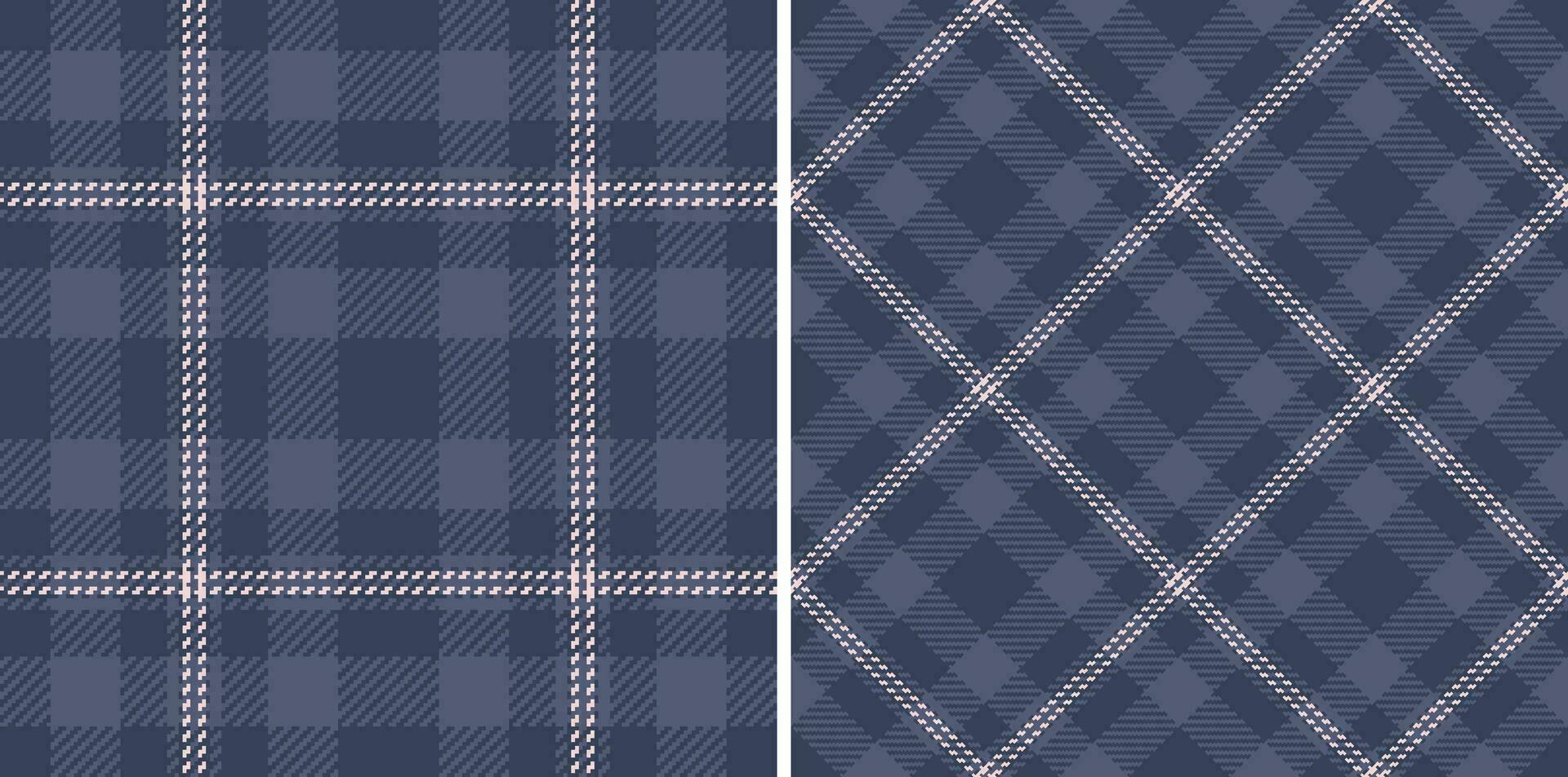 plaid kleding stof structuur van Schotse ruit textiel vector met een controleren naadloos achtergrond patroon.