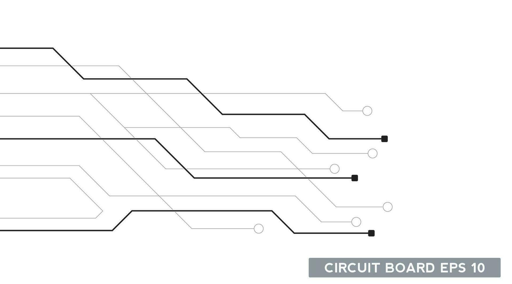 stroomkring bord technologie achtergrond. toekomst elektronica tech concept. beweging. vector illustratie element