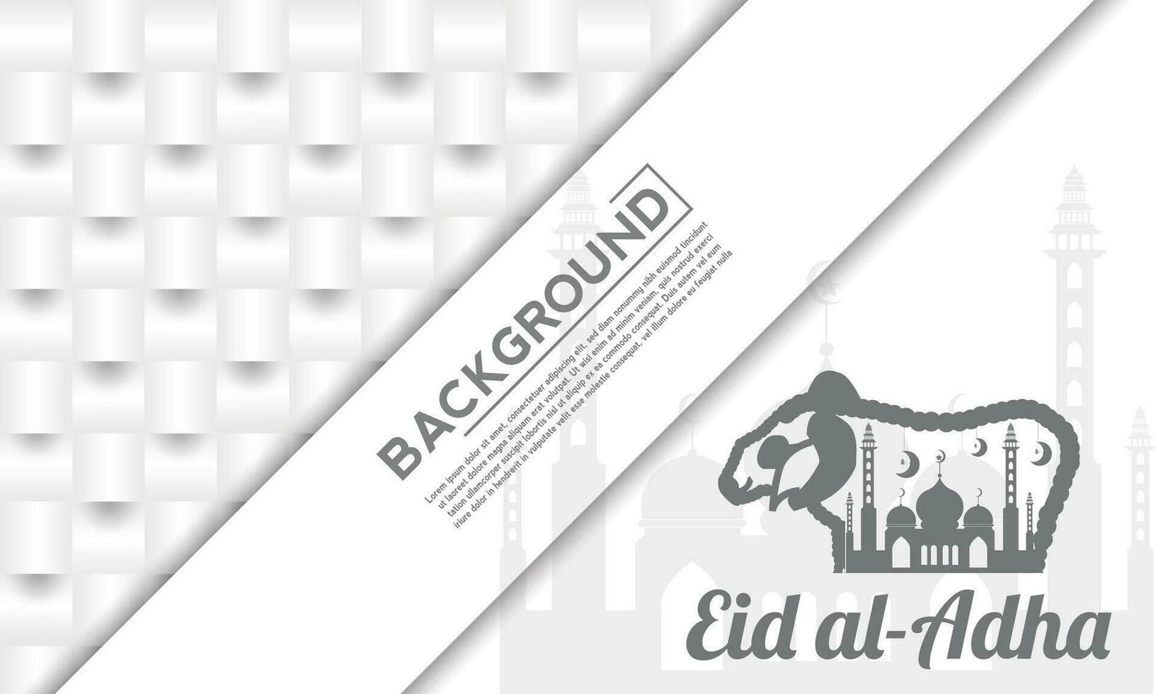 eid al adha abstract achtergrond vector