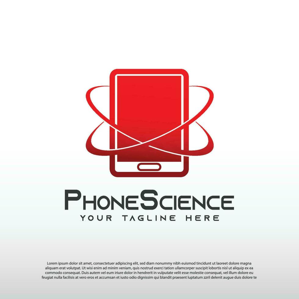 technologie logo met mobiel telefoon concept, technologie icoon, illustratie element-vector vector