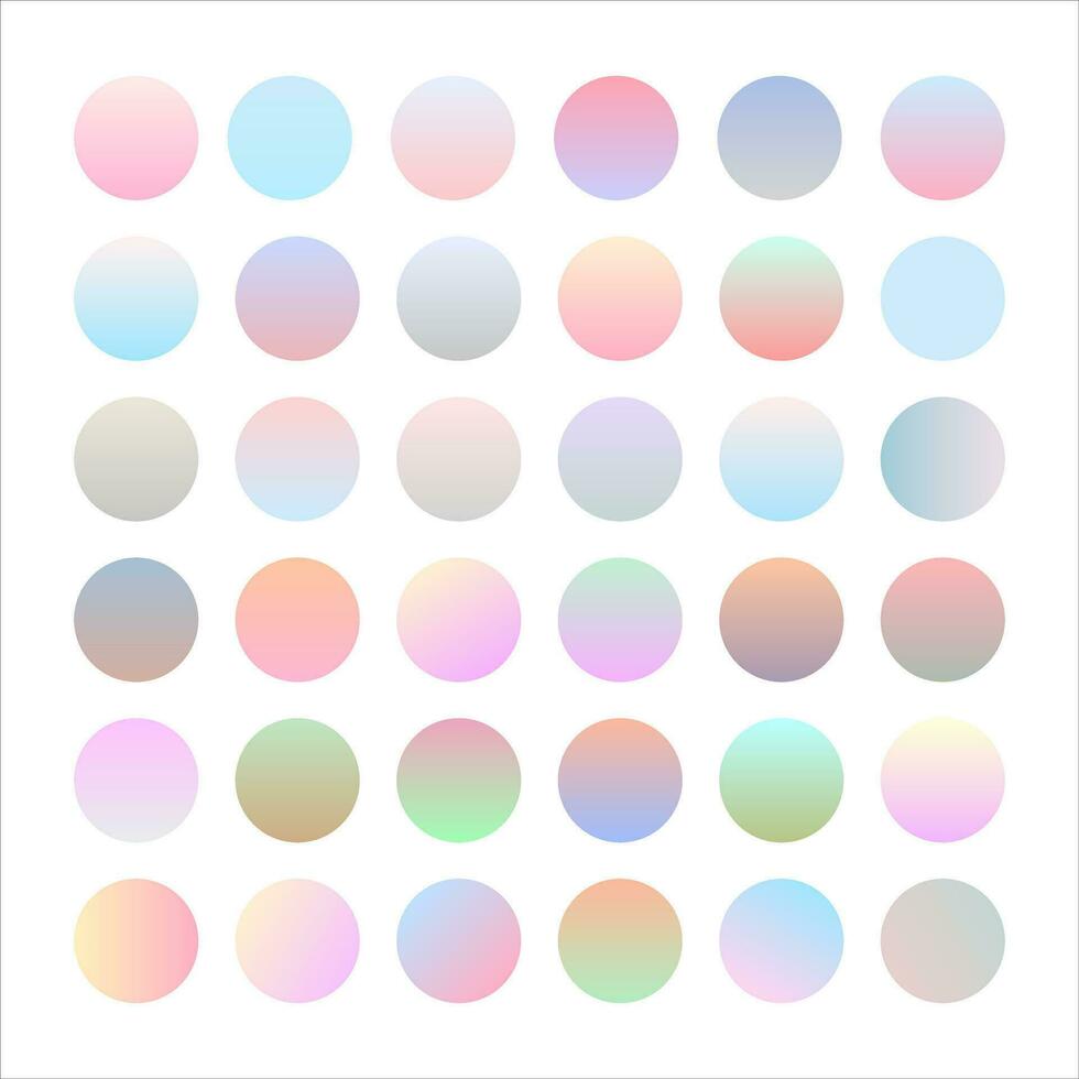 zacht pastel kleur hellingen. kleur stalen vlak vector