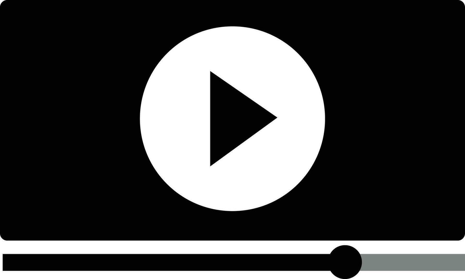 multimedia video speler vorm geven aan. leven video streaming icoon, omroep pictogram vector illustratie