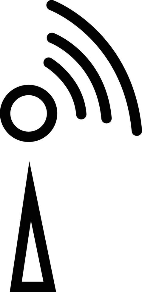 omroep icoon, leven streaming pictogram, vector illustratie