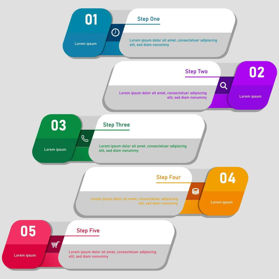 infographic lager derde element vector