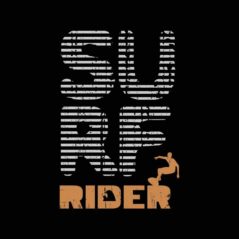 surfen rijder illustratie typografie. perfect voor t overhemd ontwerp vector