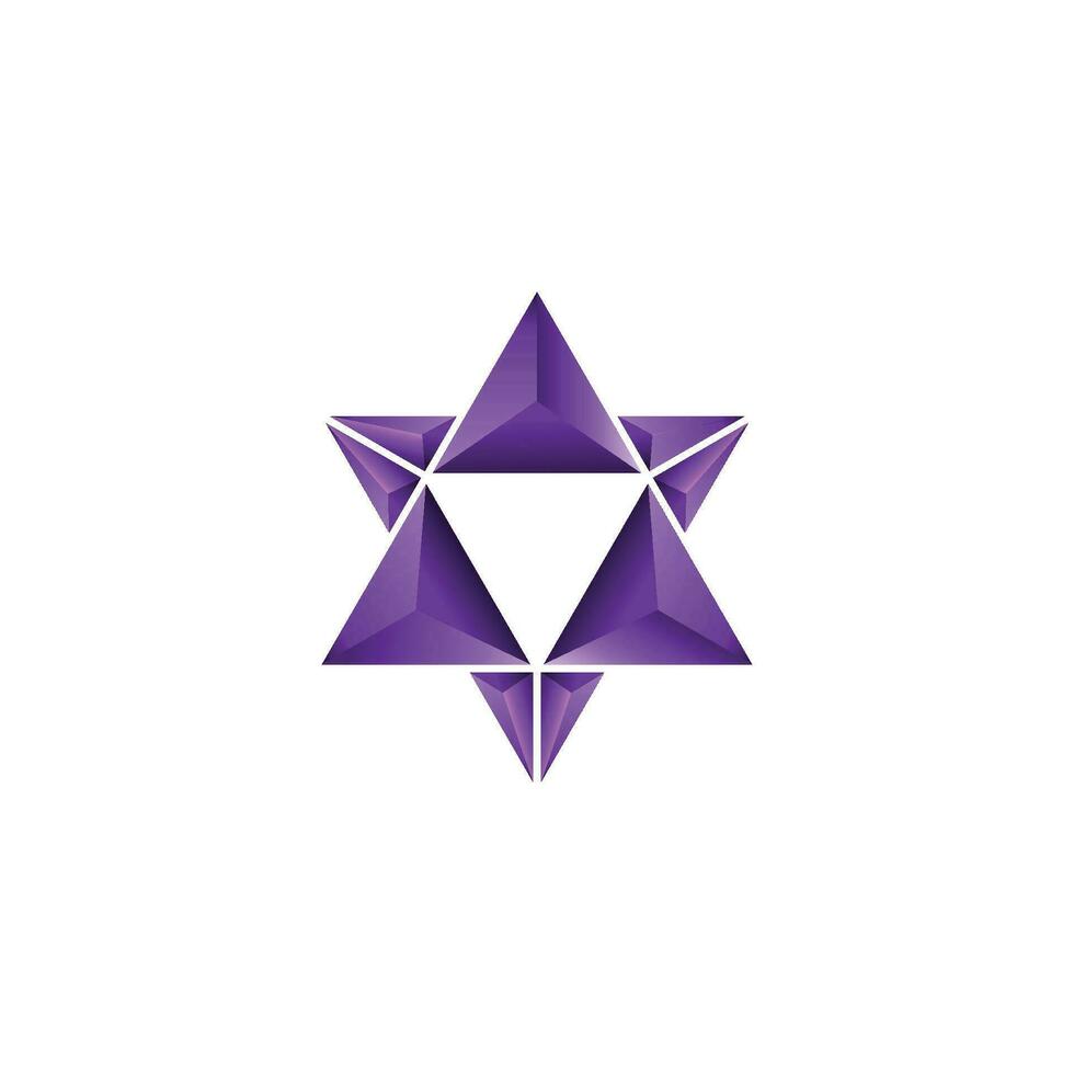 meetkundig driehoek abstract logo vector