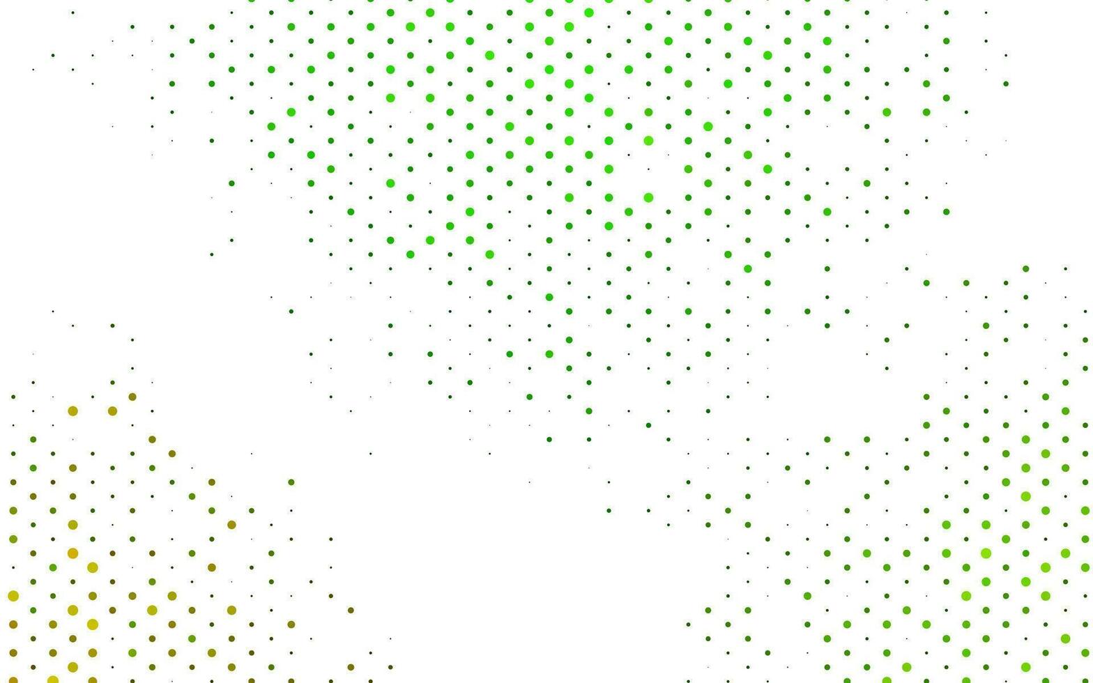 lichtgroene vectordekking met vlekken. vector