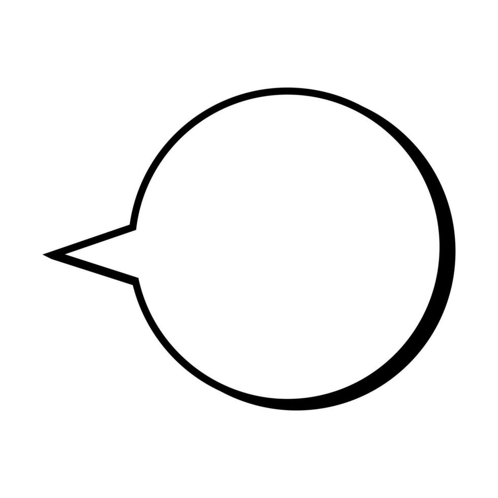 toespraak bubbel icoon. vlak ontwerp. geïsoleerd wit achtergrond vector