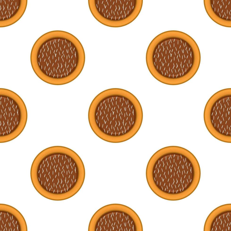 patroon eigengemaakt koekje verschillend smaak in gebakje biscuit vector