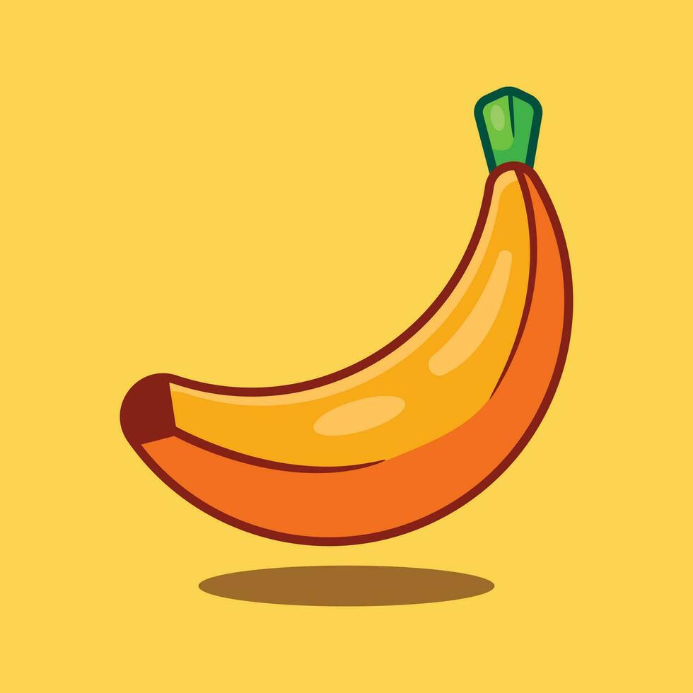 banaan cartoon vectorillustratie vector