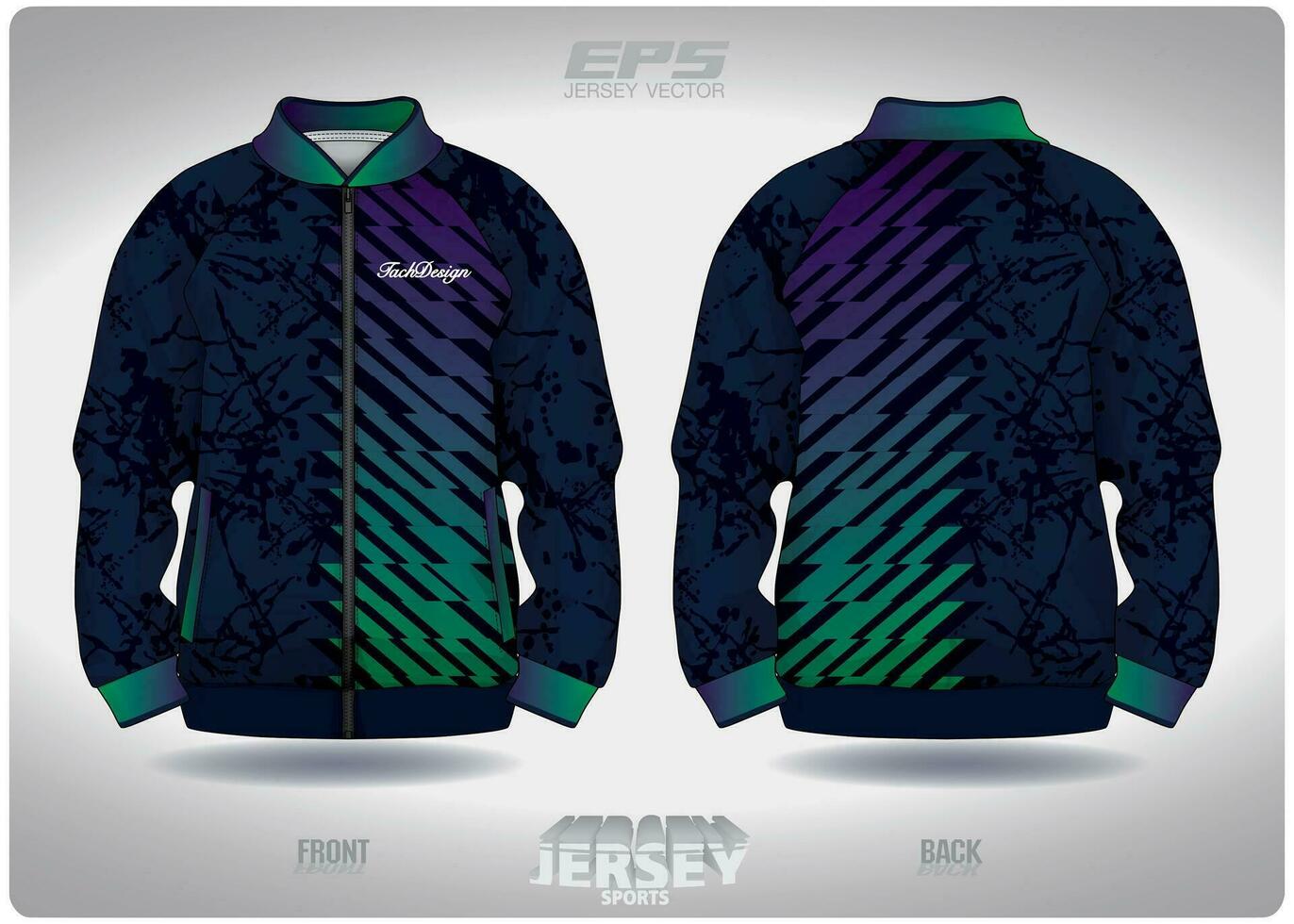 eps Jersey sport- overhemd vector.kleur salade onder de ijzer bord patroon ontwerp, illustratie, textiel achtergrond voor sport- lang mouw trui vector