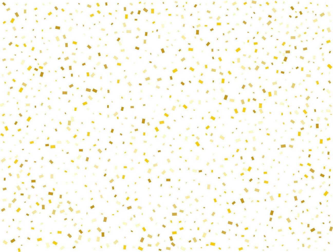 verjaardag gouden rechthoeken confetti achtergrond. vector illustratie