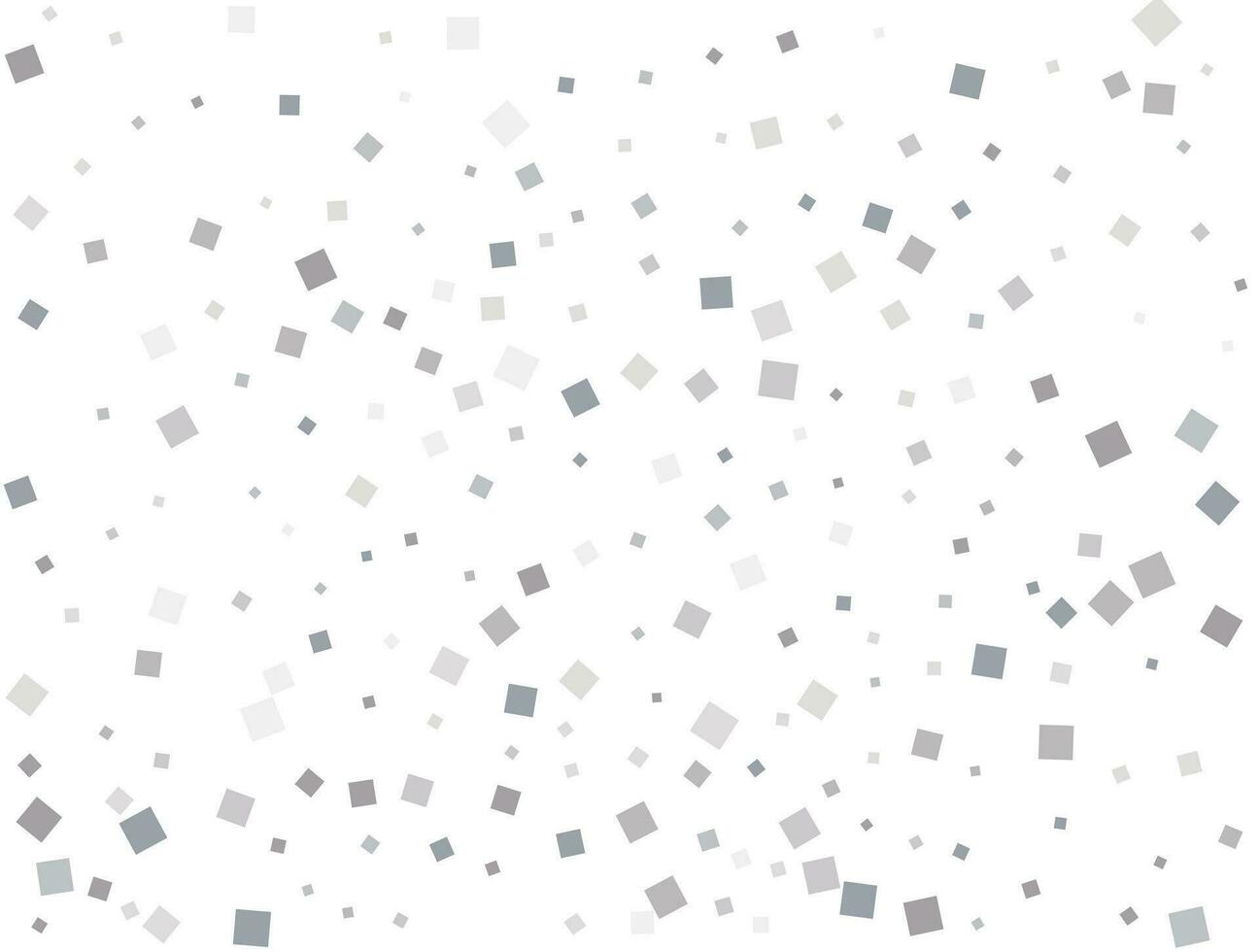 geslacht neutrale zilver plein confetti. vector illustratie