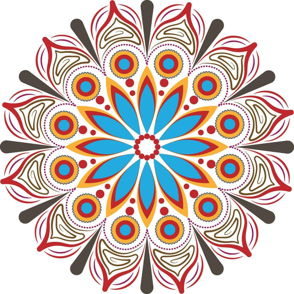 mandala artwork illustratie vector