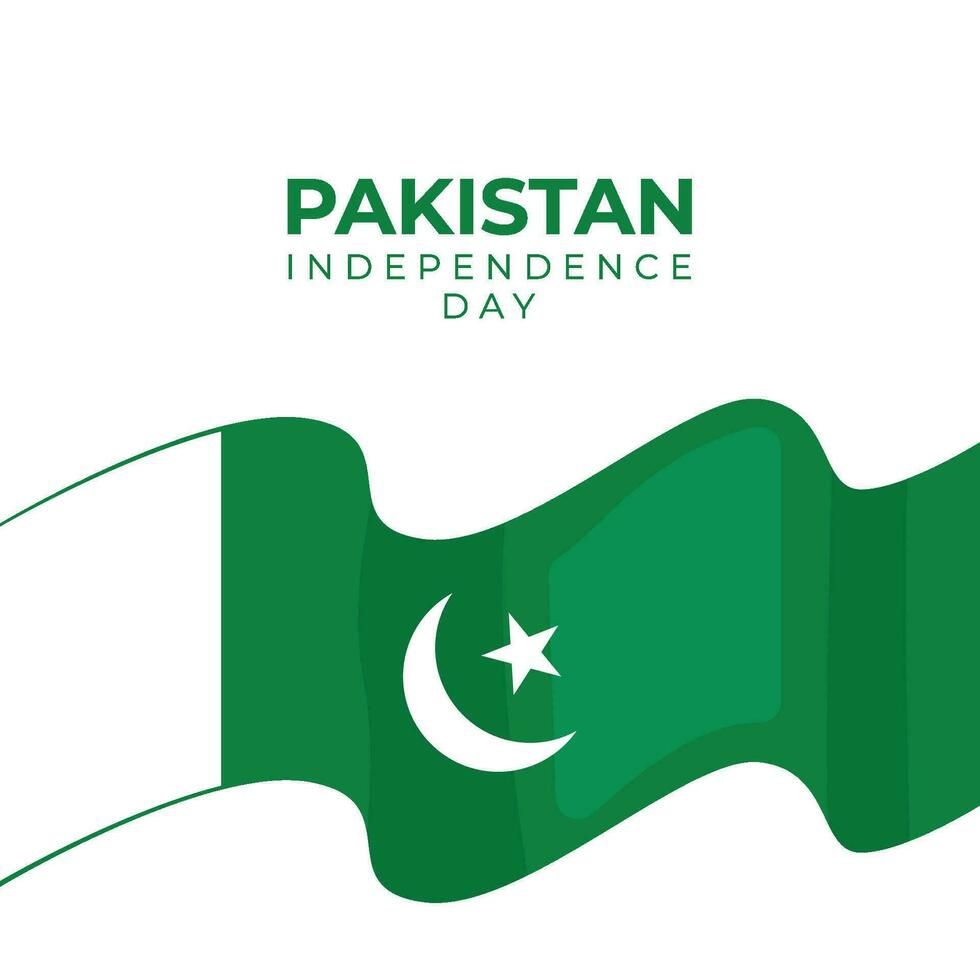 gelukkig Pakistan dag poster ontwerp vector Sjablonen