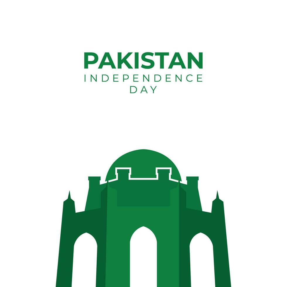 gelukkig Pakistan dag poster ontwerp vector Sjablonen