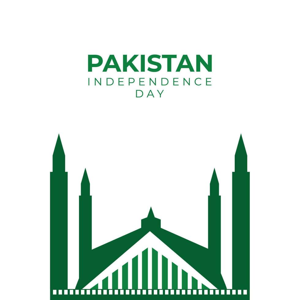 gelukkig Pakistan dag poster ontwerp vector Sjablonen