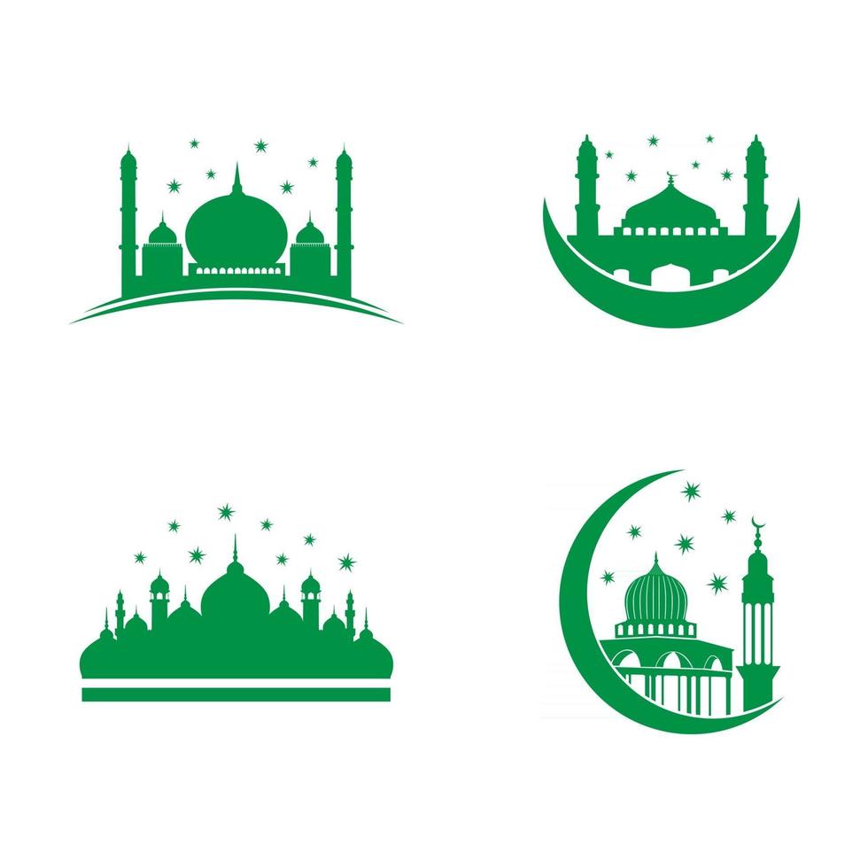 moskee ramadan illustratie vector