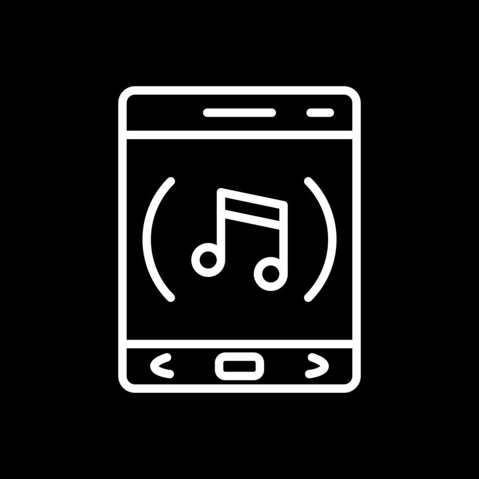 muziek- app vector icoon ontwerp