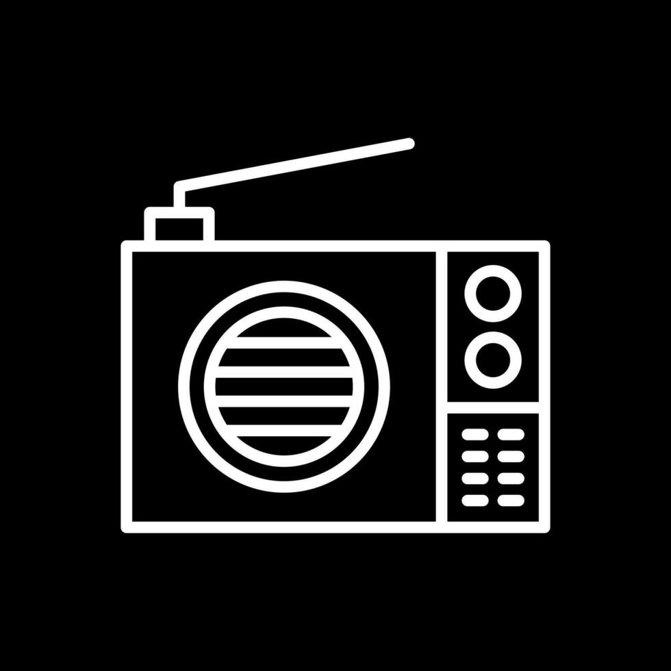 radio vector icoon ontwerp