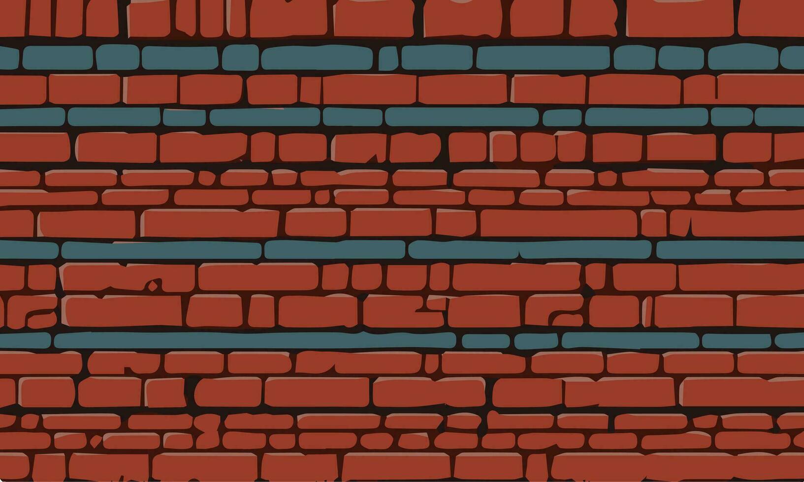 bruingrijs steen muur vector illustratie achtergrond. steen muur detailopname structuur vector