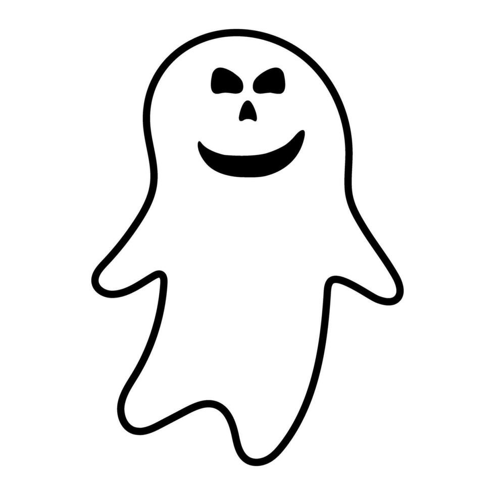 geest icoon vector. fantoom illustratie teken. spook symbool. halloween logo. geest markering. vector