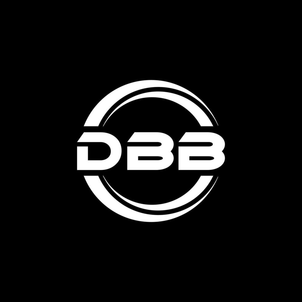 dbb logo ontwerp, inspiratie voor een uniek identiteit. modern elegantie en creatief ontwerp. watermerk uw succes met de opvallend deze logo. vector