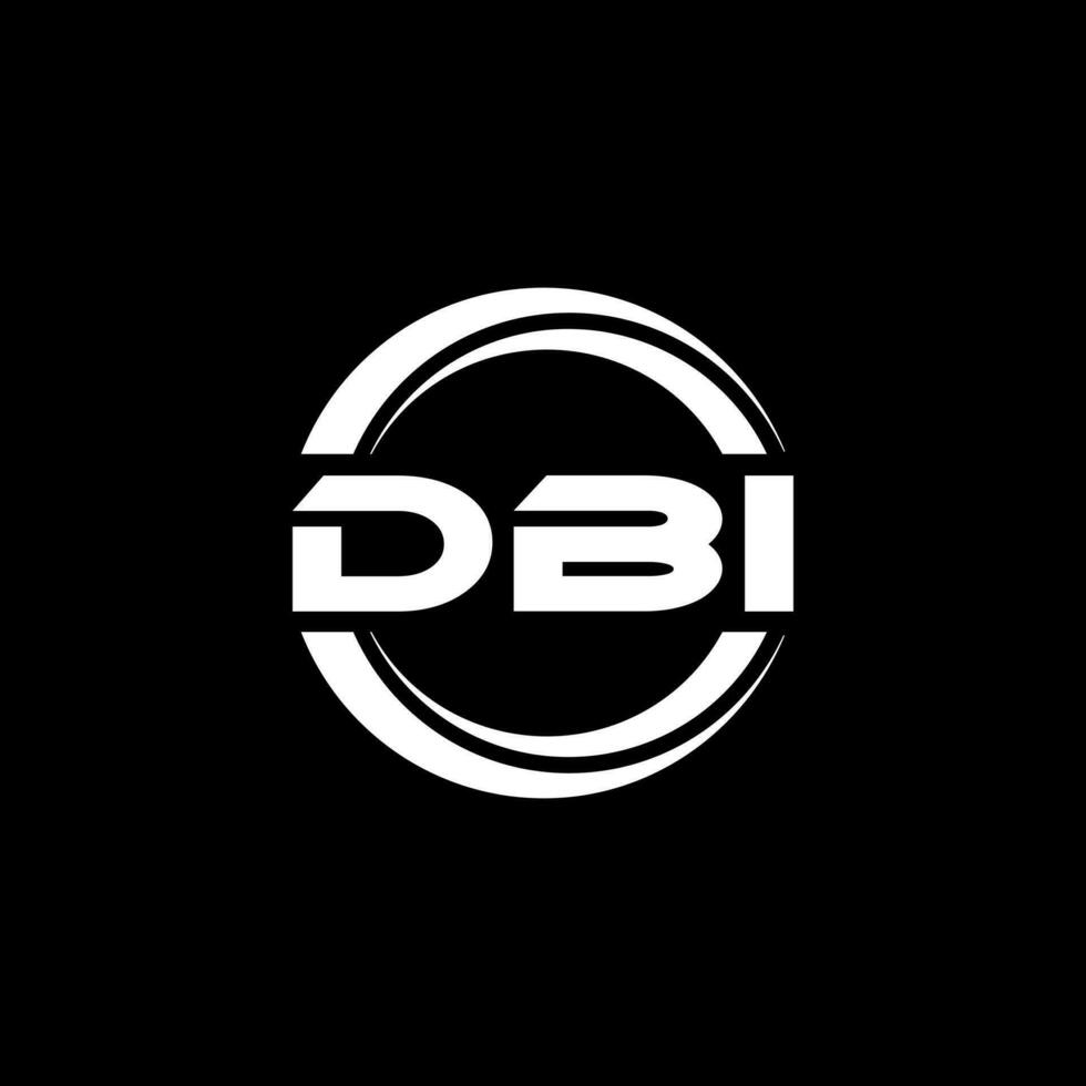 dbi logo ontwerp, inspiratie voor een uniek identiteit. modern elegantie en creatief ontwerp. watermerk uw succes met de opvallend deze logo. vector