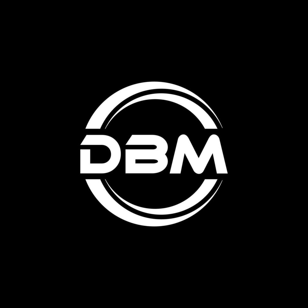 dbm logo ontwerp, inspiratie voor een uniek identiteit. modern elegantie en creatief ontwerp. watermerk uw succes met de opvallend deze logo. vector