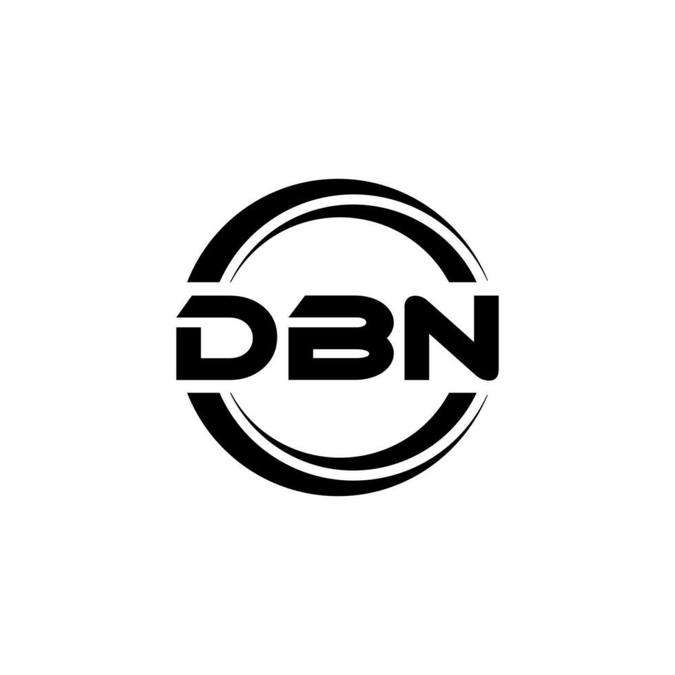 dbn logo ontwerp, inspiratie voor een uniek identiteit. modern elegantie en creatief ontwerp. watermerk uw succes met de opvallend deze logo. vector