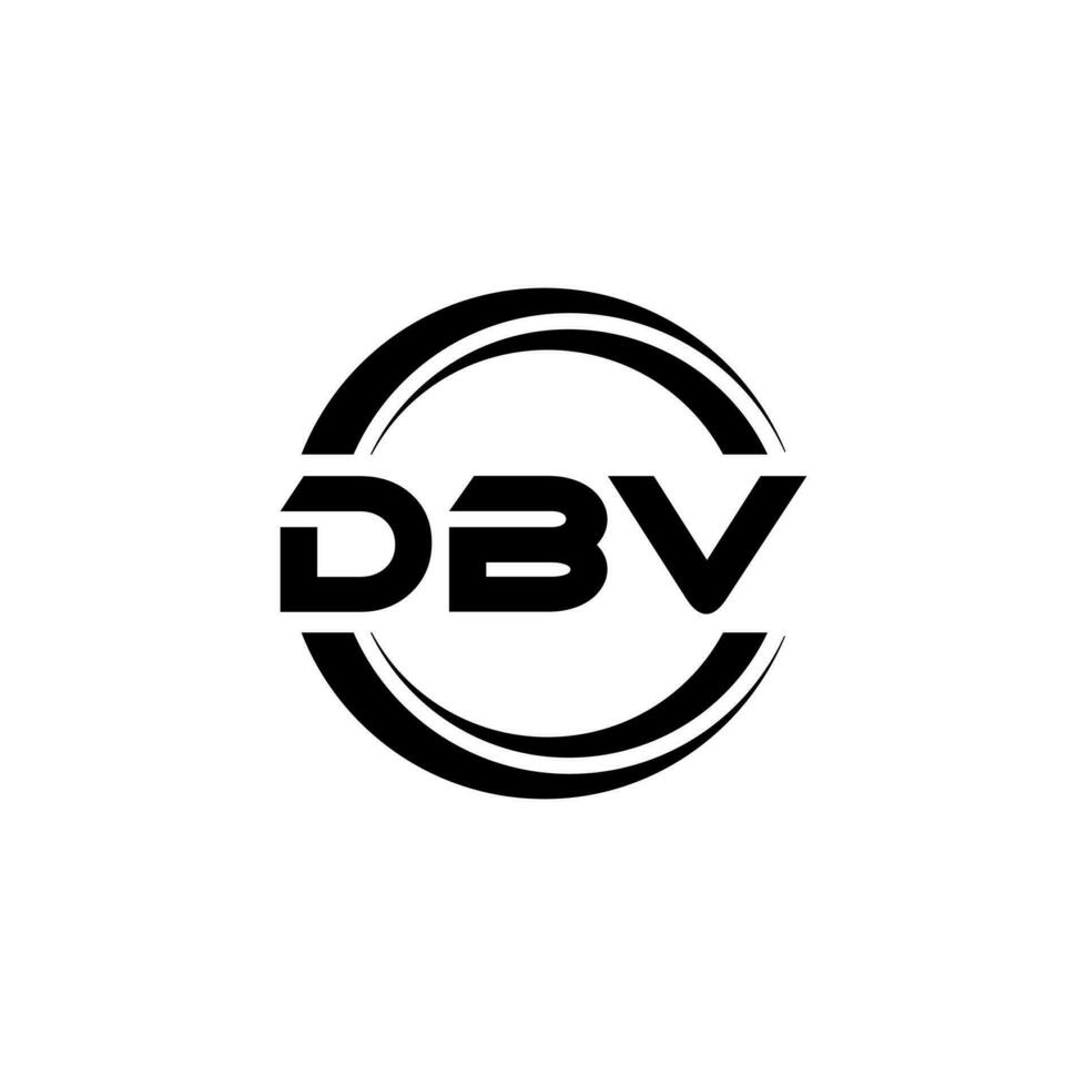 dbv logo ontwerp, inspiratie voor een uniek identiteit. modern elegantie en creatief ontwerp. watermerk uw succes met de opvallend deze logo. vector