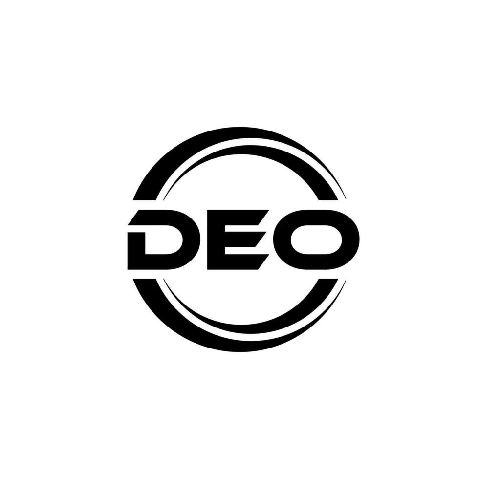 deo logo ontwerp, inspiratie voor een uniek identiteit. modern elegantie en creatief ontwerp. watermerk uw succes met de opvallend deze logo. vector