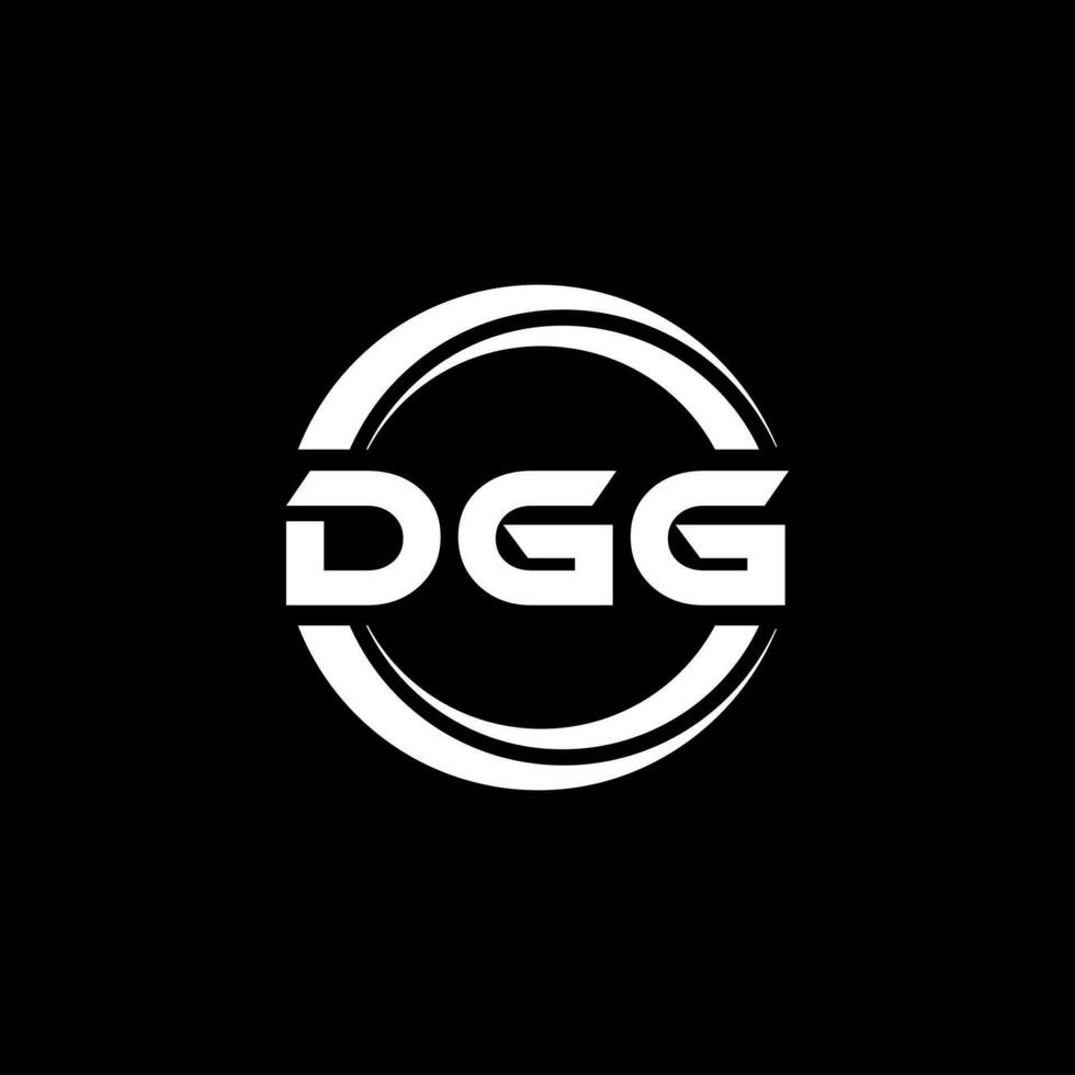dgg logo ontwerp, inspiratie voor een uniek identiteit. modern elegantie en creatief ontwerp. watermerk uw succes met de opvallend deze logo. vector