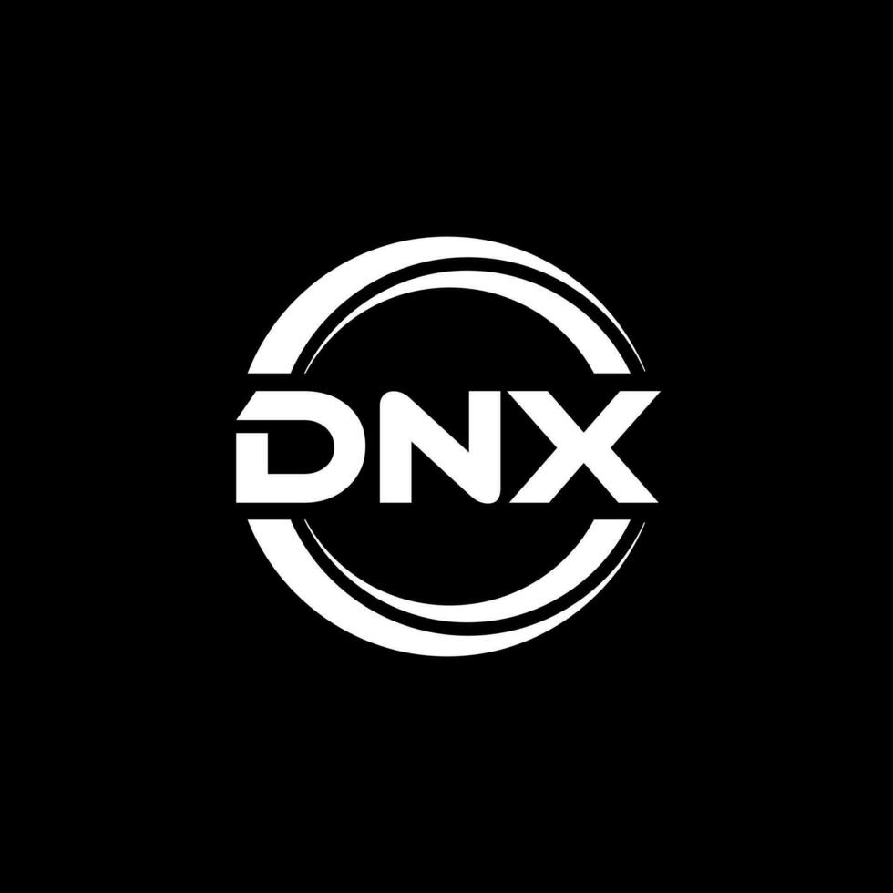 dnx logo ontwerp, inspiratie voor een uniek identiteit. modern elegantie en creatief ontwerp. watermerk uw succes met de opvallend deze logo. vector