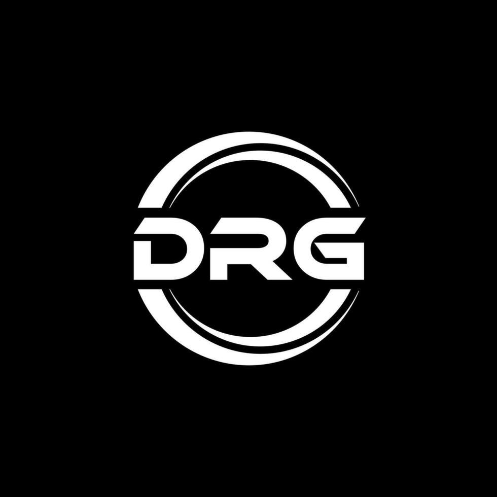 drg logo ontwerp, inspiratie voor een uniek identiteit. modern elegantie en creatief ontwerp. watermerk uw succes met de opvallend deze logo. vector