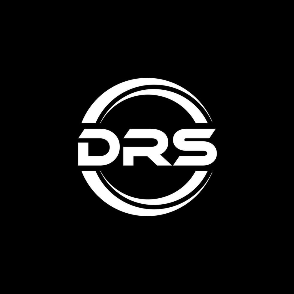 drs logo ontwerp, inspiratie voor een uniek identiteit. modern elegantie en creatief ontwerp. watermerk uw succes met de opvallend deze logo. vector