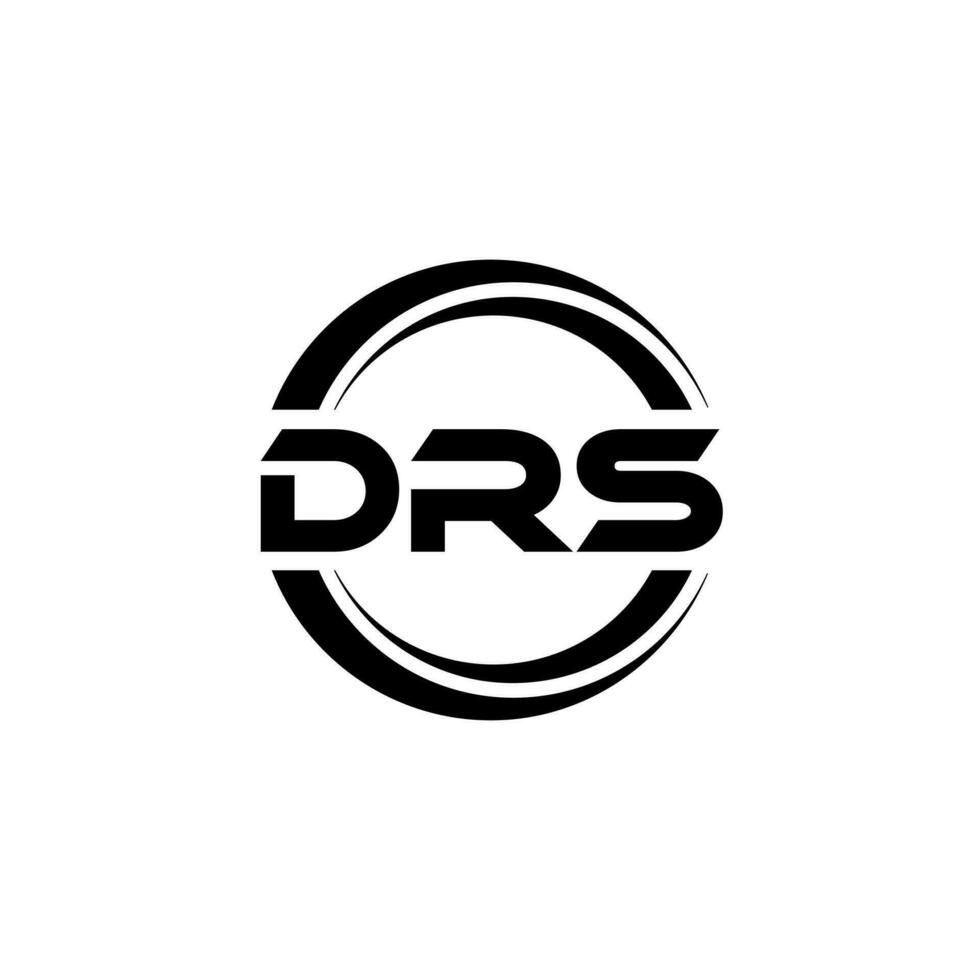drs logo ontwerp, inspiratie voor een uniek identiteit. modern elegantie en creatief ontwerp. watermerk uw succes met de opvallend deze logo. vector