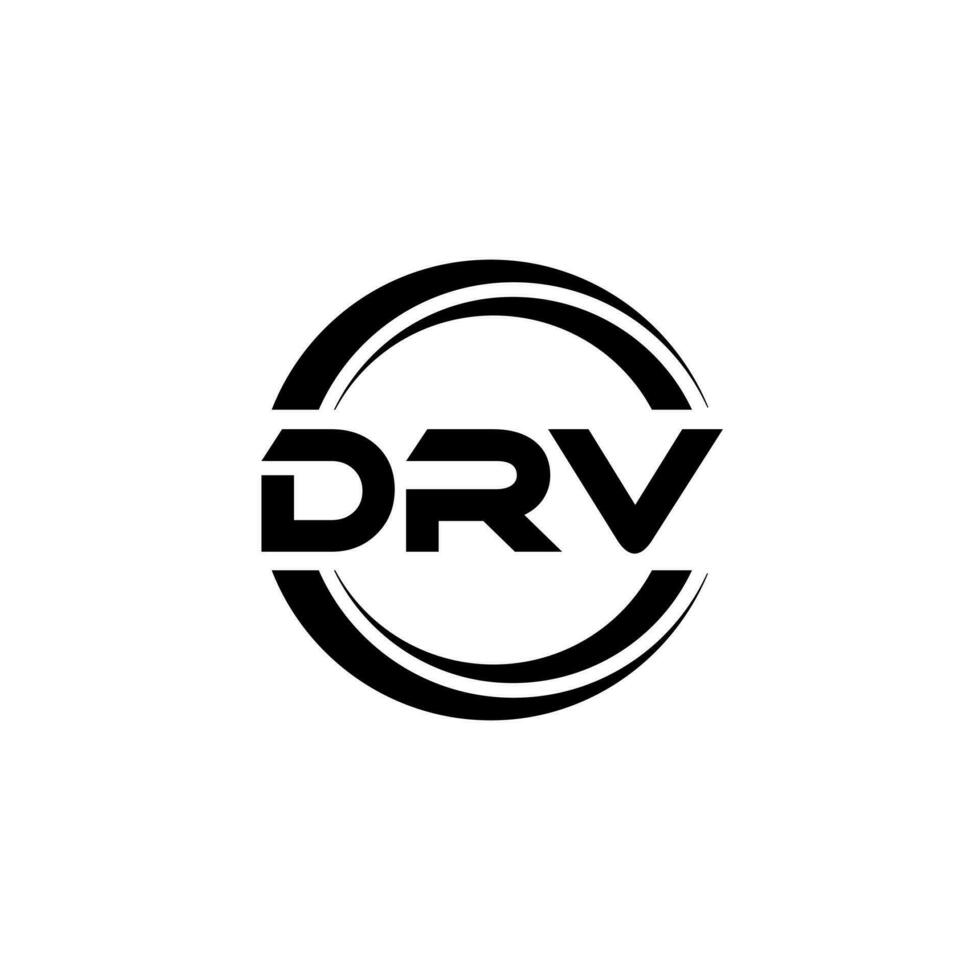 drv logo ontwerp, inspiratie voor een uniek identiteit. modern elegantie en creatief ontwerp. watermerk uw succes met de opvallend deze logo. vector