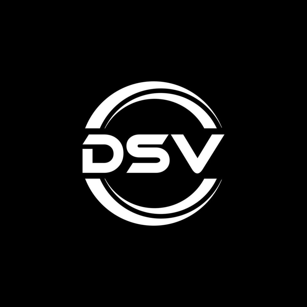 dsv logo ontwerp, inspiratie voor een uniek identiteit. modern elegantie en creatief ontwerp. watermerk uw succes met de opvallend deze logo. vector