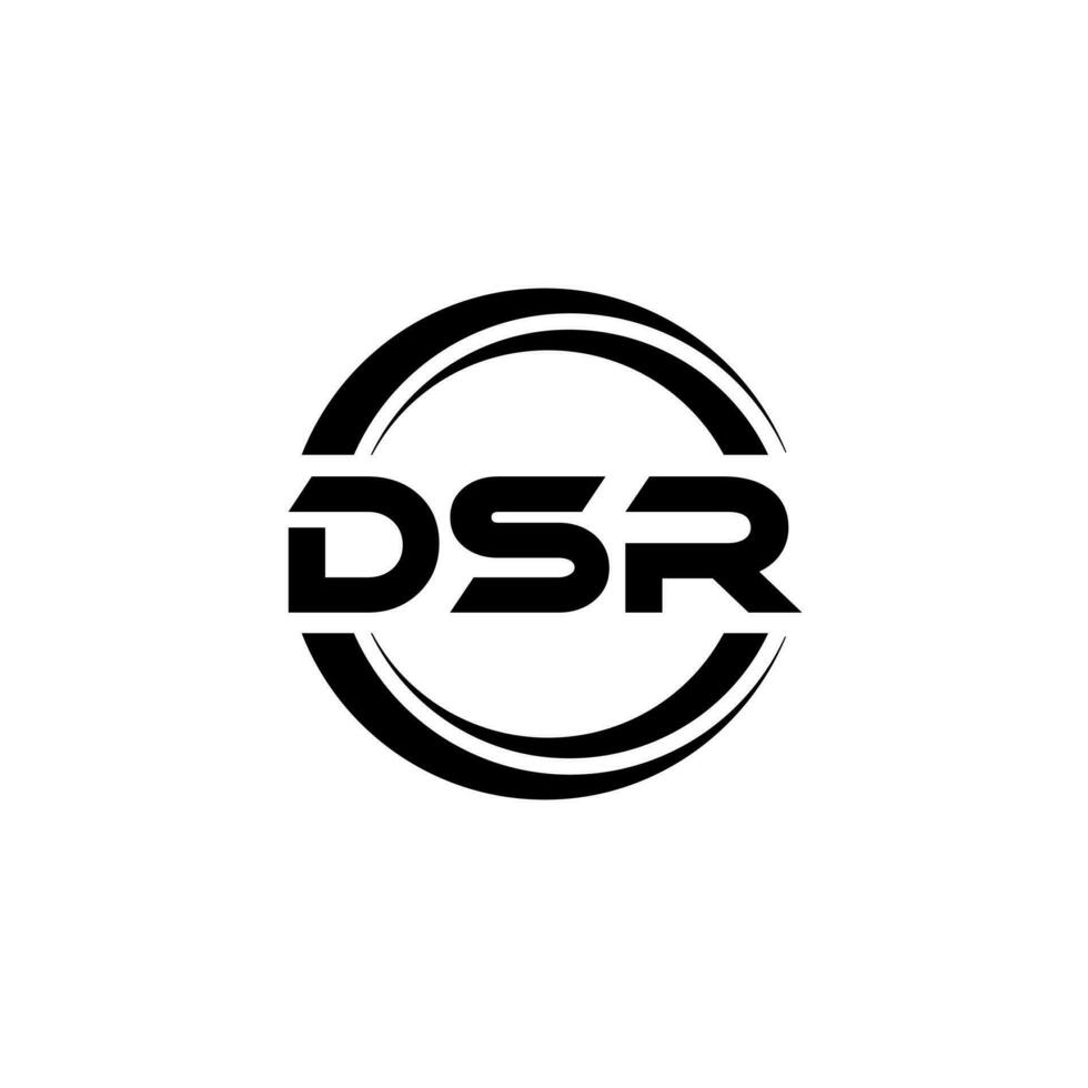 dsr logo ontwerp, inspiratie voor een uniek identiteit. modern elegantie en creatief ontwerp. watermerk uw succes met de opvallend deze logo. vector