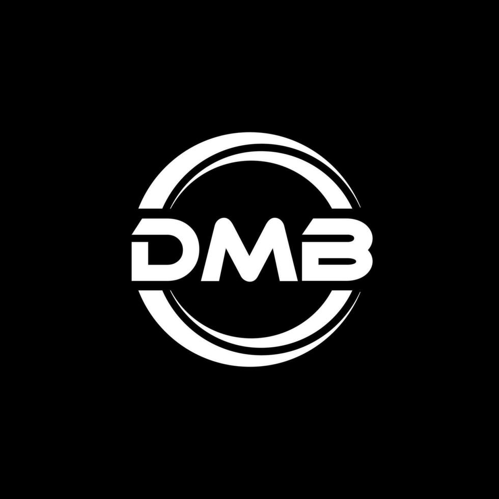 dmb logo ontwerp, inspiratie voor een uniek identiteit. modern elegantie en creatief ontwerp. watermerk uw succes met de opvallend deze logo. vector