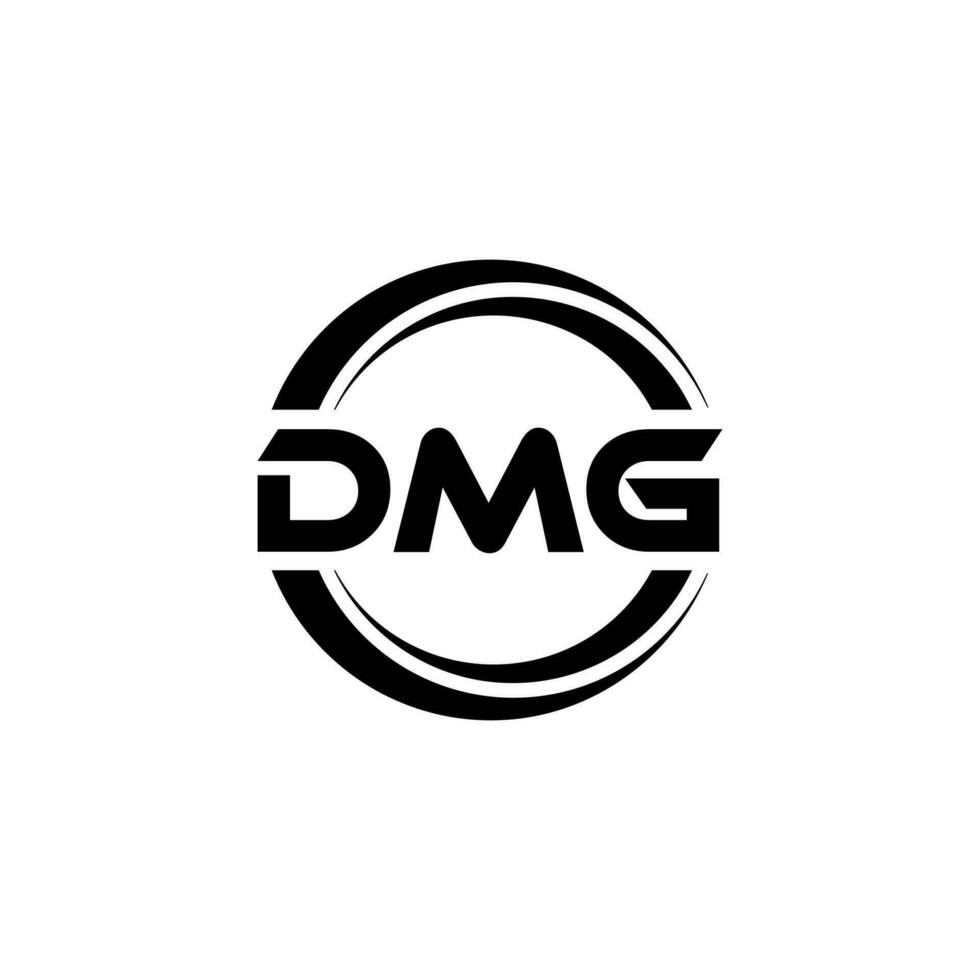 dmg logo ontwerp, inspiratie voor een uniek identiteit. modern elegantie en creatief ontwerp. watermerk uw succes met de opvallend deze logo. vector