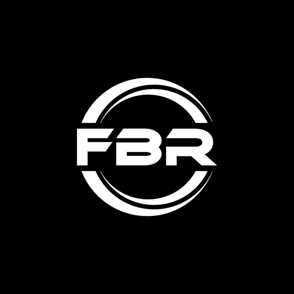 fbr logo ontwerp, inspiratie voor een uniek identiteit. modern elegantie en creatief ontwerp. watermerk uw succes met de opvallend deze logo. vector