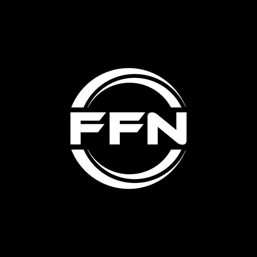 ffn logo ontwerp, inspiratie voor een uniek identiteit. modern elegantie en creatief ontwerp. watermerk uw succes met de opvallend deze logo. vector