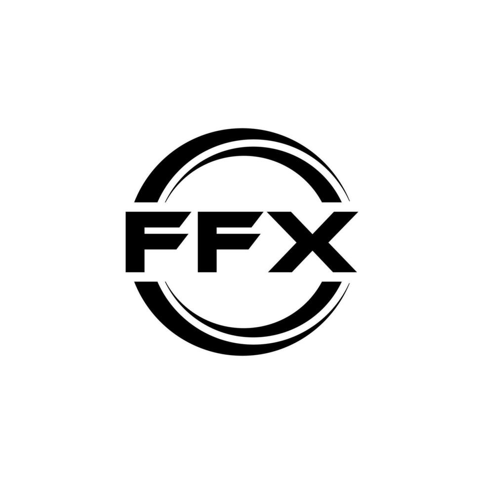 ffx logo ontwerp, inspiratie voor een uniek identiteit. modern elegantie en creatief ontwerp. watermerk uw succes met de opvallend deze logo. vector