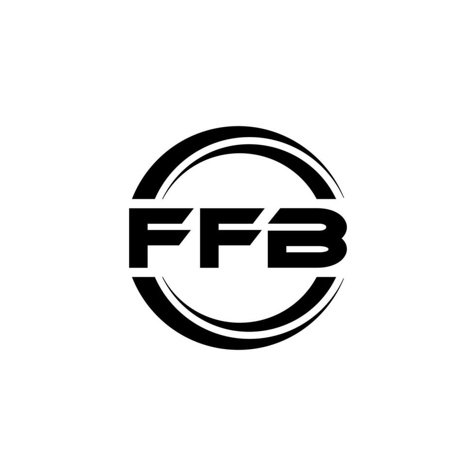 ffb logo ontwerp, inspiratie voor een uniek identiteit. modern elegantie en creatief ontwerp. watermerk uw succes met de opvallend deze logo. vector