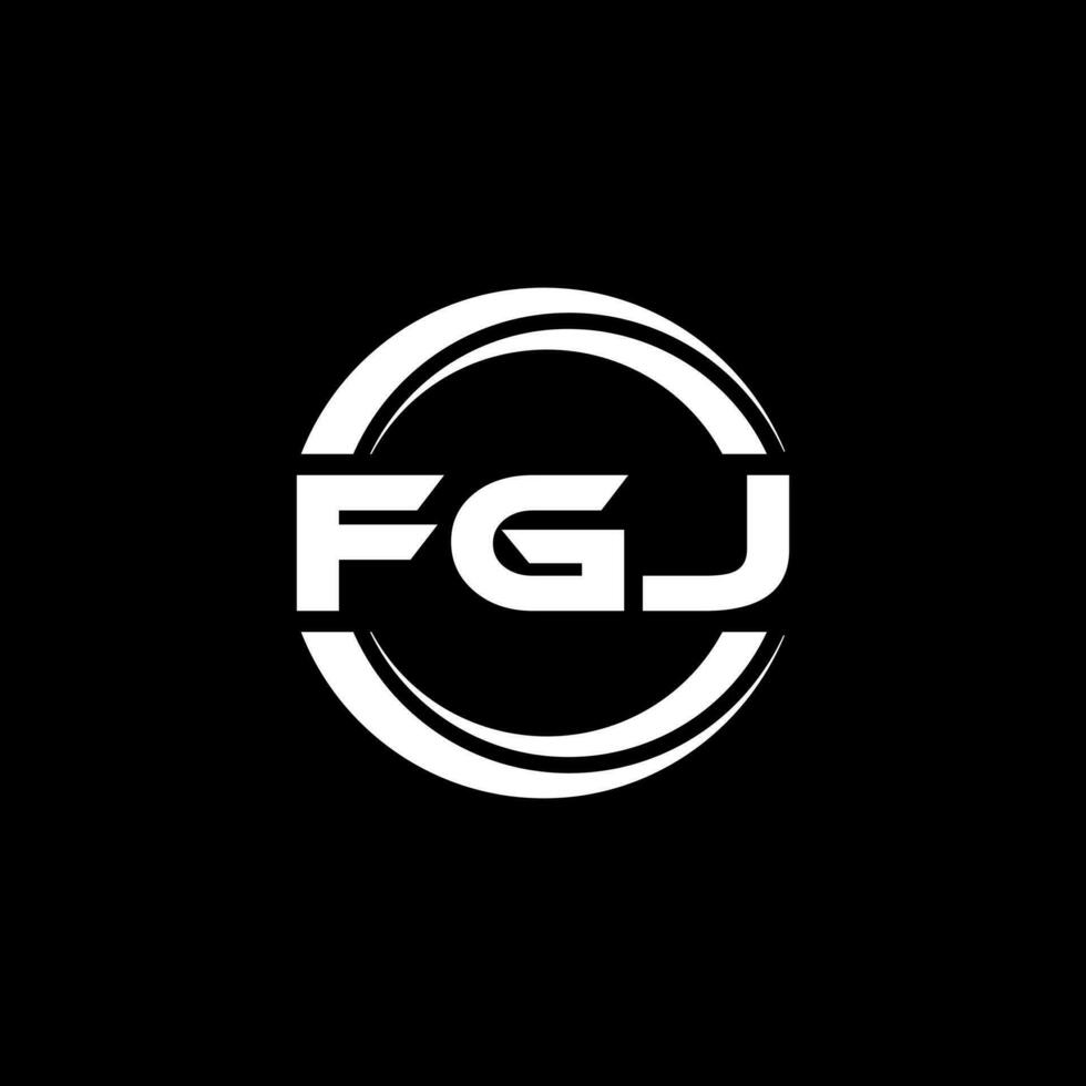 fgj logo ontwerp, inspiratie voor een uniek identiteit. modern elegantie en creatief ontwerp. watermerk uw succes met de opvallend deze logo. vector